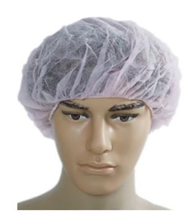 Operační čepice, bílá, velikost 24, jednorázová, 100 ks/balení, 1102F-L ,balení 100 ks