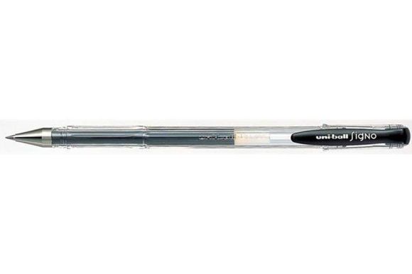 Gelové pero UM-100 Signo Micro, černá, 0,3mm, s uzávěrem, UNI