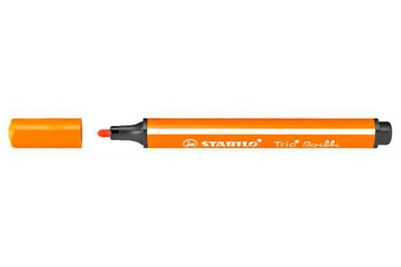 Fix Trio Scribbi, oranžová, odpružený hrot, 1,5-2mm, STABILO