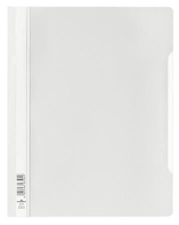 Desky s rychlovazačem, bílá, PP, A4+, 50 ks/balení, DURABLE 257002 ,balení 50 ks
