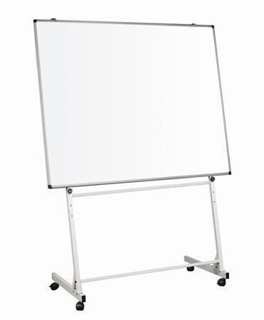 Mobilní stojan na bílou tabuli, s kolečky, 140 cm, VICTORIA