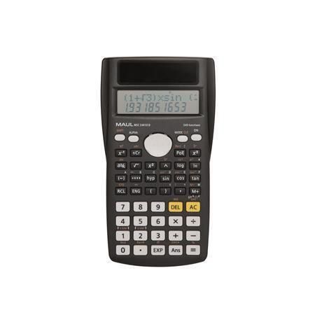 Kalkulačka MSC 240 Eco, černá, vědecká, 240 funkcí, MAUL 72705