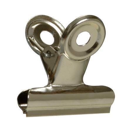 Klip na dokumenty, stříbrná, 30 mm, kov, 6 ks/balení, HGA0129 ,balení 6 ks
