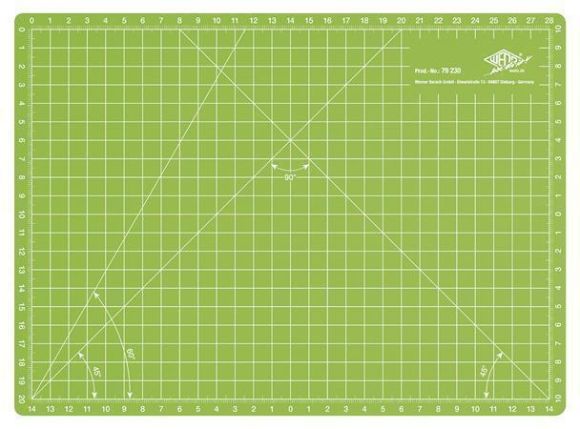 Řezací podložka Comfortline, zelená, pro DIY, A4, WEDO