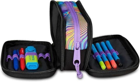 Penál plný 3Zip, holograf, MITAMA 64880