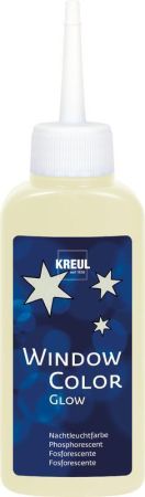 Barva na sklo Window Color, Glow-in-the-dark Yellow, 80ml, KREUL Barva na sklo Window Color, Glow-in-the-dark Yellow, 80ml, KREUL
