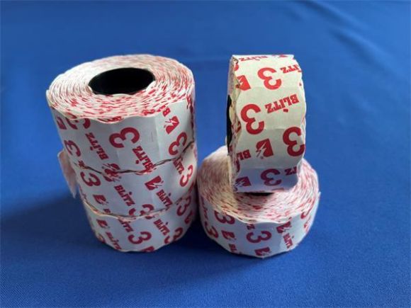 Cenové etikety, bílá, 26 x 16 mm, BLITZ ,balení 36 ks