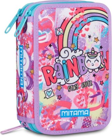 Penál plný Triplo, Unicorn, třípatrový, na zip, MITAMA 69936 Penál plný Triplo, Unicorn, třípatrový, na zip, MITAMA 69936