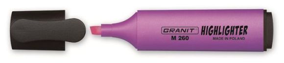 Zvýrazňovač M260, fialová, 1 - 5 mm, GRANIT