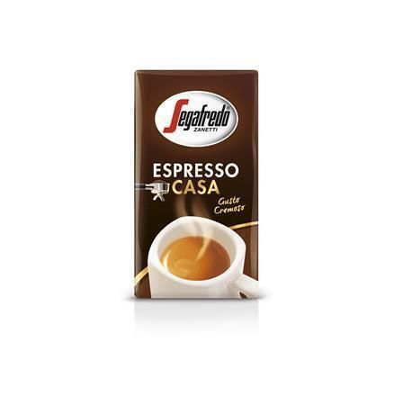 Káva mletá, pražená, vakuově balené, 250 g, SEGAFREDO Espresso Casa