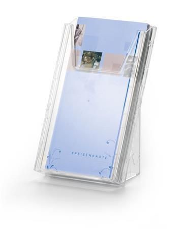 Držák na prospekty Combiboxx M, transparentní, stolní i na zeď, 1/3 A4, DURABLE 859019 Držák na prospekty Combiboxx M, transparentní, stolní i na zeď, 1/3 A4, DURABLE 859019