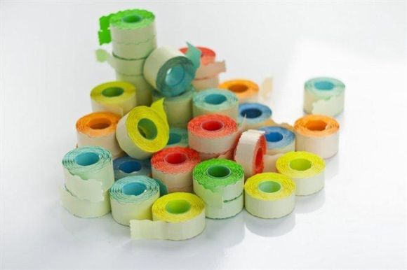 Cenové etikety, bílá, 26 x 16 mm, odstranitelné ,balení 10 ks