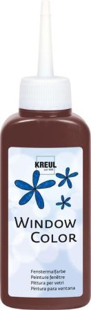 Barva na sklo Window Color, Dark Brown, 80ml, KREUL Barva na sklo Window Color, Dark Brown, 80ml, KREUL