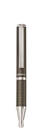 82409-24 Kuličkové pero SL-F1, modrá, 0,24 mm, teleskopické, kovové, šedé tělo, ZEBRA