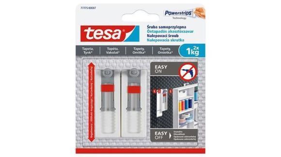 Nalepovací šroub Powerstrips® 77775,  na tapety, omítku, TESA