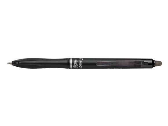 Roller Frixion Ball +, černá, 0,35 mm, vymazatelný, stiskací mechanismus, PILOT BLRT-FRPLS7-B