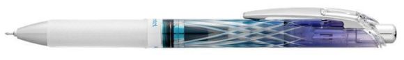 Gelové pero EnerGel BLN75 Kiriko, modrá, 0,25 mm, tělo Lattice, PENTEL BLN75ED4-C