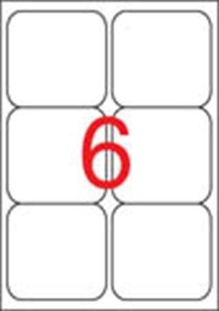 Etiketa, ILC, 99,1 x 93,1 mm, zaoblené rohy, 600 ks/bal., APLI 02421 ,balení 100 ks