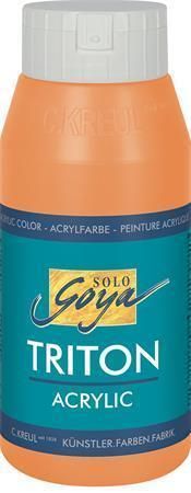 Akrylová barva TRITON SOLO GOYA, oranžová, 750 ml, KREUL