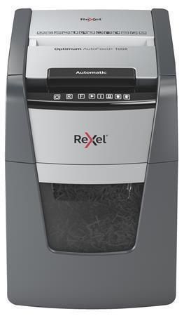 Skartovací stroj Optimum AutoFeed+ 100X, mikrokonfety, 100 listů, REXEL 2020100XEU