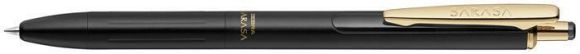 Gelové pero Sarasa Grand, modrá, 0,33 mm, stiskací mechanismus, grafitově černé tělo ZEBRA 31901