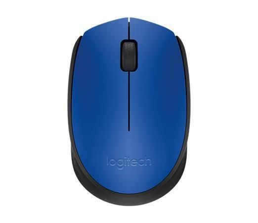 Myš M171, modrá, bezdrátová, optická, USB, vel. střední, LOGITECH