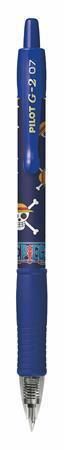 Gelové pero G-2 One Piece, modrá, 0,32 mm, stiskací mechanismus, PILOT BL-G2OP-L