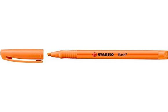 Zvýrazňovač Flash, oranžová, 1-3,5 mm, STABILO