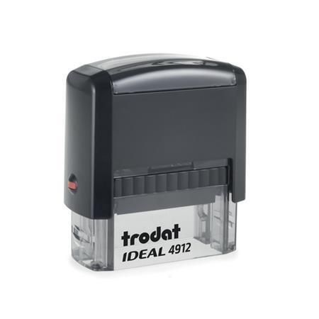 Razítko Ideal 4912, černá, černý polštářek, TRODAT P2IDEAL4912