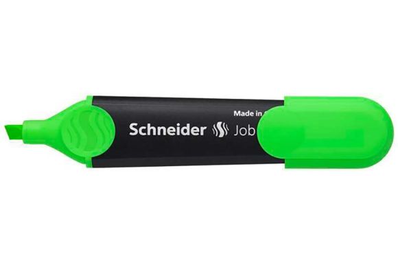 Zvýrazňovač Job 150, zelená, 1-5 mm, SCHNEIDER