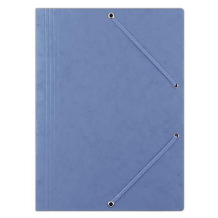 Desky s gumičkou Premium, modré, prešpánové, A4, DONAU