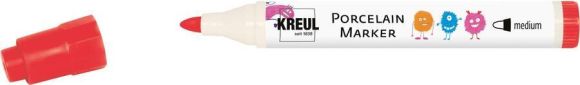 Fix na porcelán, medium, červená, KREUL Fix na porcelán, medium, červená, KREUL
