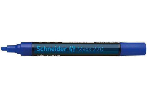 Permanentní lakový popisovač Maxx 270, modrá, 1-3mm, SCHNEIDER