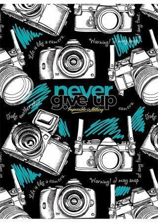 Sešit Never give up, mix motivů, A5, linkovaný, 80 listů, SHKOLYARYK A5-080-5221L Sešit Never give up, mix motivů, A5, linkovaný, 80 listů, SHKOLYARYK A5-080-5221L