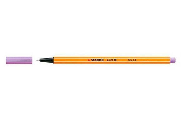 Liner  Point 88, pastelová fialová, 0,4mm, STABILO