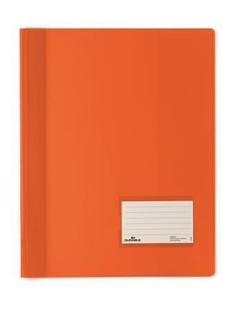 Desky s rychlovazačem DURALUX, oranžová, extra pevné, A4+, průsvitné, DURABLE 268009