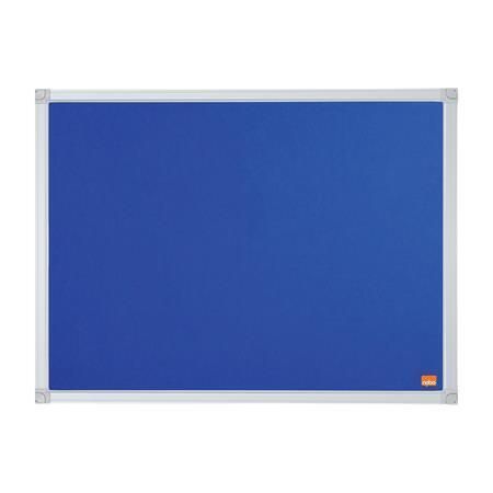 Textilní nástěnka Essential, modrá, 60 x 45 cm, hliníkový rám, NOBO 1915680