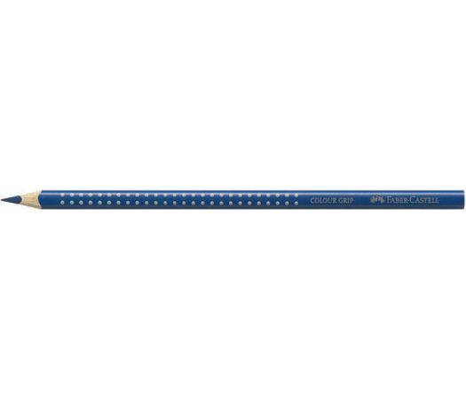 Barevná pastelka Grip 2001, modrá, trojhranná, FABER-CASTELL