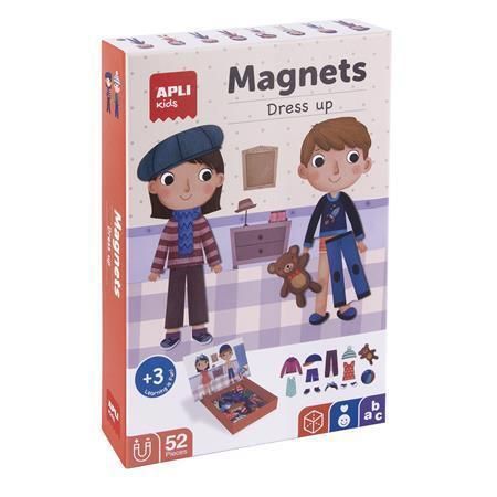 Magnetická hra Kids, 40 ks, oblečení, APLI 17557
