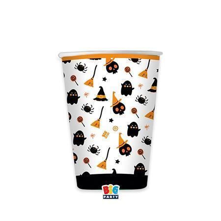 Kelímek Halloween, 250 ml, papír, 6 ks/balení, 2370076317 ,balení 6 ks