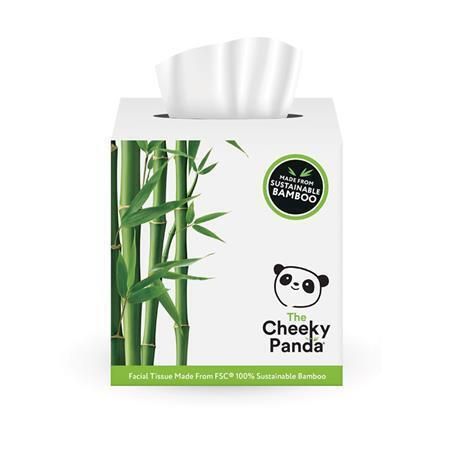 Kosmetické ubrousky, bílá, bambusové, 3-vrstvé, 56 ks, CHEEKY PANDA CUBFTX12 Kosmetické ubrousky, bílá, bambusové, 3-vrstvé, 56 ks, CHEEKY PANDA CUBFTX12