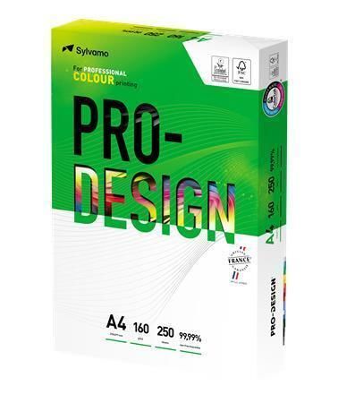 Xerografický papír, pro digitální tisk, A4, 160 g, 250 listů, PRO-DESIGN PRDES160X430(432) ,balení 250 ks