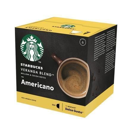 Kávové kapsle Veranda Blend Americano, 12ks, STARBUCKS by Dolce Gusto