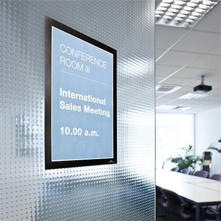 Prezentační rám DURAFRAME®, černá, A4, samolepicí, DURABLE