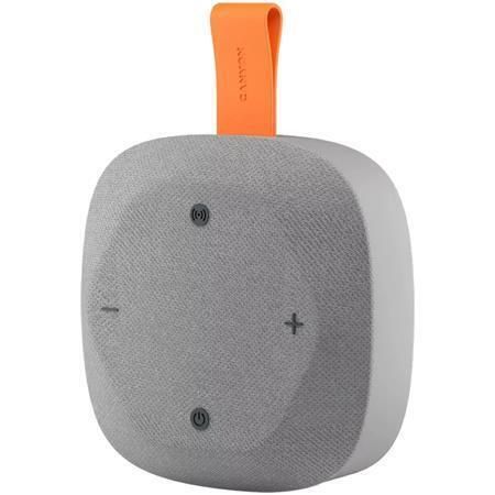 Přenosný reproduktor Hexagon 10, světle šedá / oranžová, Bluetooth 5.3, CANYON CNE-CBTSP10GO