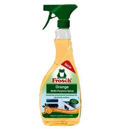 Multifunkční čistič na lesklé povrchy, pomeranč, 500 ml, BIO, FROSCH