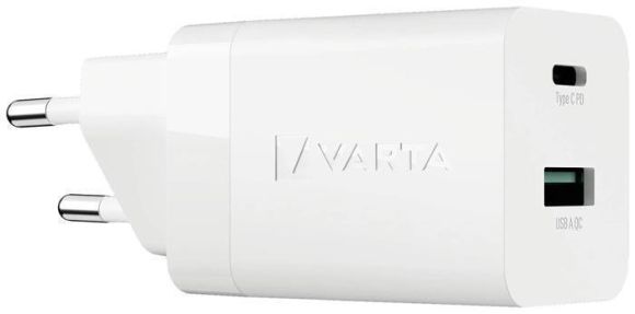 Síťová nabíječka Speed, 1x USB, 1x USB-C, 38W, VARTA 57955101111