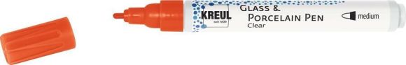 Fix na porcelán a sklo, M, červená, KREUL Fix na porcelán a sklo, M, červená, KREUL