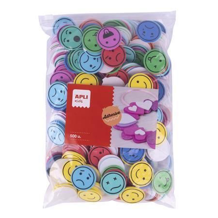 Samolepky Eva Sheets, výrazy obličeje, APLI Kids 18752