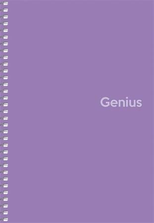 Spirálový sešit Genius, mix motivů, čtverečkovaný, A5, 80 listů, PP desky, SHKOLYARYK A5-080-6806K